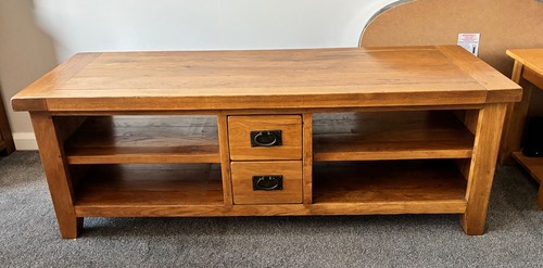 Large solid oak stand - tv,