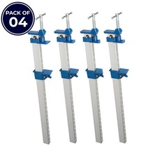 4x Sash Clamp Aluminium 24" 600mm Cramps 60cm Joiner Carpenter Woodworking