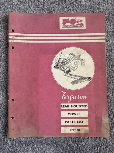 1950s ferguson rear mounted - rear,