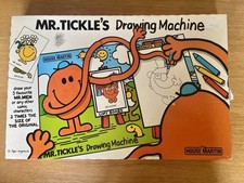 Vintage MR TICKLE’S DRAWING MACHINE House Martin Mr Men Toy Game COMPLETE.