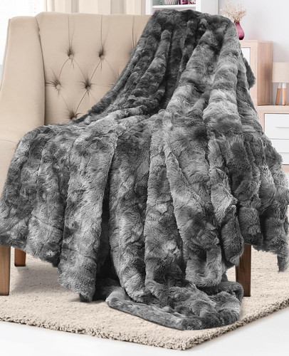 Soft comfortable grey - soft, faux