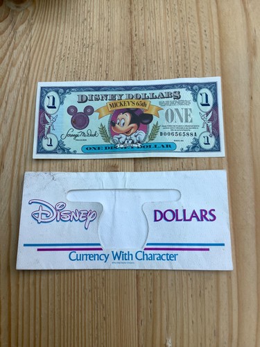 Disney dollar mickey s 65th - disney,