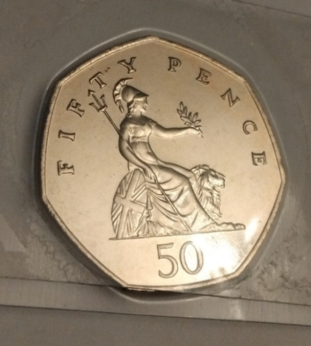 1983 bunc 50p britannia - 50p,
