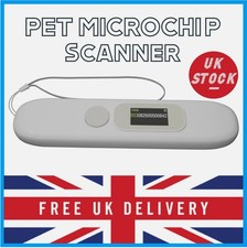 Pet Microchip Scanner / Reader Cats & Dogs (NOT made in china) + 10 FREE CHIPS