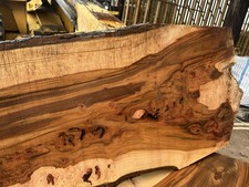 Elm Boards . Waney Edge