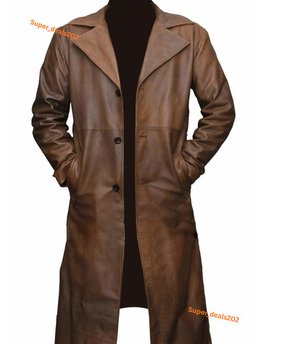 Mens brown lambskin leather - mens,