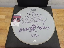 Mike Portnoy - SIGNED 14” Drumhead Dream Theater 2007 AUTOGRAPHED