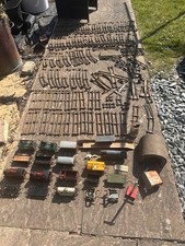 Vintage Hornby Meccano O Gauge train set with track and trains