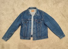 Vintage Levi's Type 3 Denim Trucker Jacket. Big E Label. circa 1971.