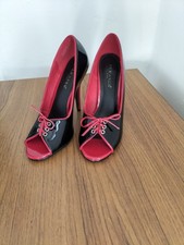 SIZE 13 BLACK + RED PATENT
