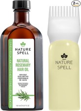 Nature Spell Rosemary Oil For Hair Skin & Growth Treat Dry Damaged Hair 150ml UK