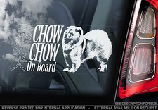 Chow Chow - Car Window Sticker