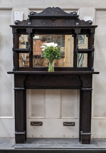 Ornate 1890 victorian walnut - ornate,