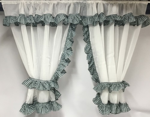 Hampshire green voile window - green,