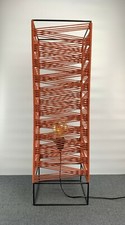 Macrame floor lamp