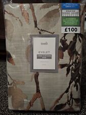 Dunelm Lined Eyelet Curtains