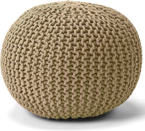Knitted moroccan large round - knitted,