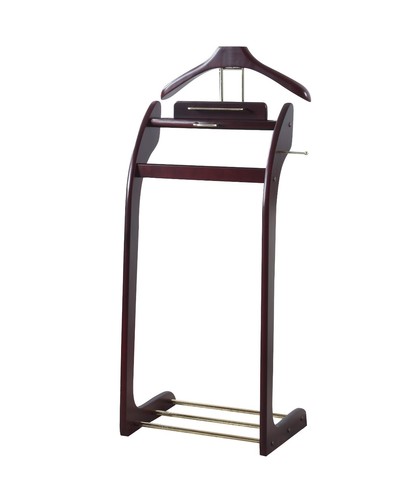 Wooden suit valet stand - suit,