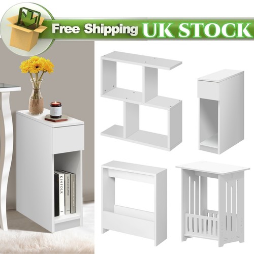 Narrow side table bedside - side, table,