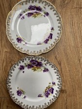 2 Collingwoods Vintage Bone China 7 Inch Side Plates