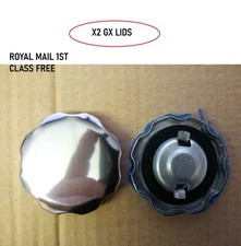X2 METAL FUEL TANK CAP LID
