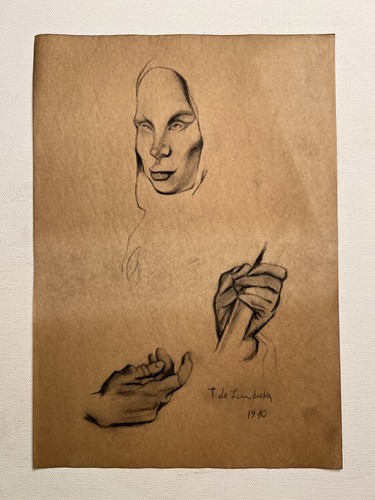 Tamara lempicka drawing - lempicka,