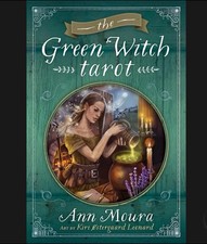THE GREEN WITCH TAROT CARDS DECK ANN MOURA ESOTERIC LLEWELLYN NEW
