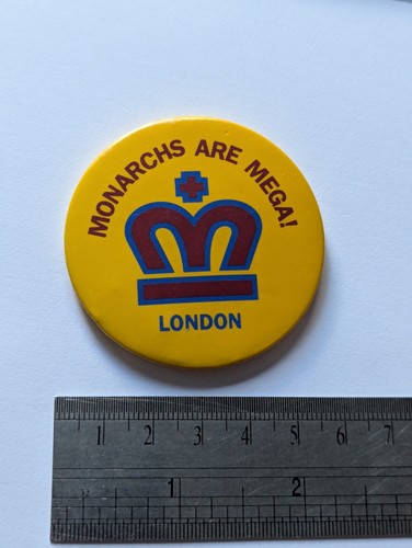London monarchs vintage pin - london,