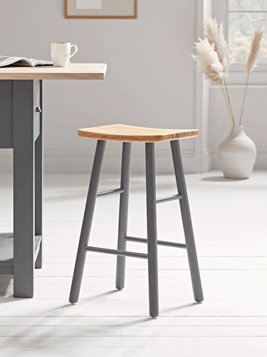 Modern oak counter stool - modern,