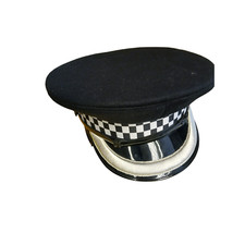 Ex Police Flat Peaked Cap