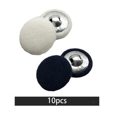 10 Pieces Fabric Cloth Covered Buttons, 20mm Decoration Crafts Wedding Shank