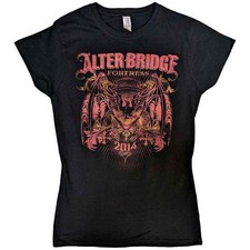 Alter Bridge Ladies T-Shirt Fortress Batwing Eagle Black (L)