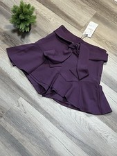 Zara Womens Mini Skort Purple