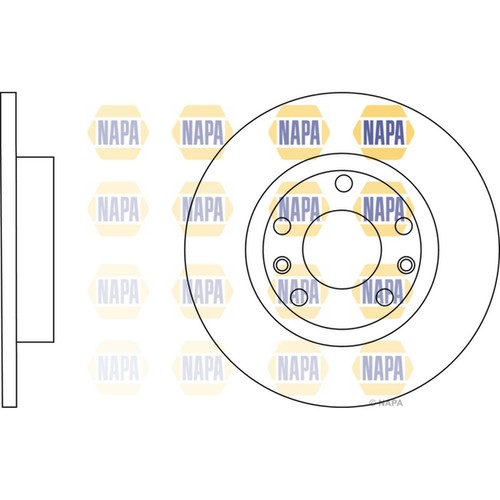 Brake discs solid - 2x,