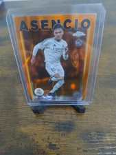 Raul Asencio /25 RC Real Madrid 2024-25 Topps Chrome UCC Rookie Card Orange Wave