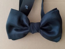 Mens Black Bow Tie Fully