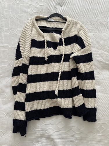 Zara navy and cream - zara,