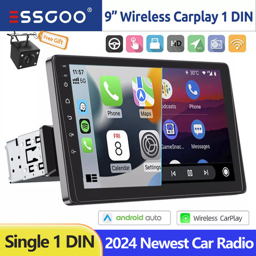Single din wireless apple - single,