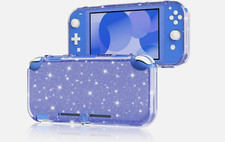 Nintendo Switch Lite Glitter Silicone Case Transparent Protective Bumper Cover