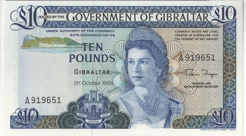Gibraltar banknotes choose - gibraltar,