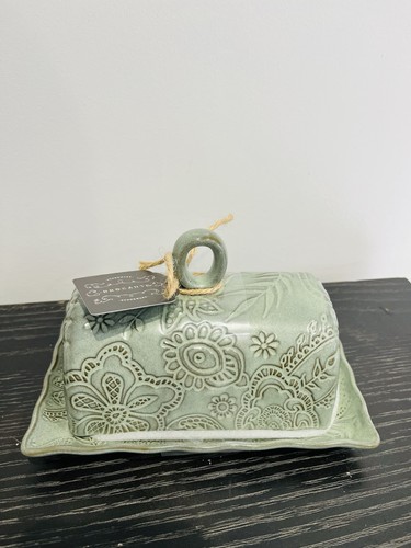 Brocante greenfloral patterned - greenfloral,