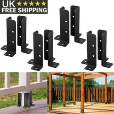 8Pcs Post Base Support Fence