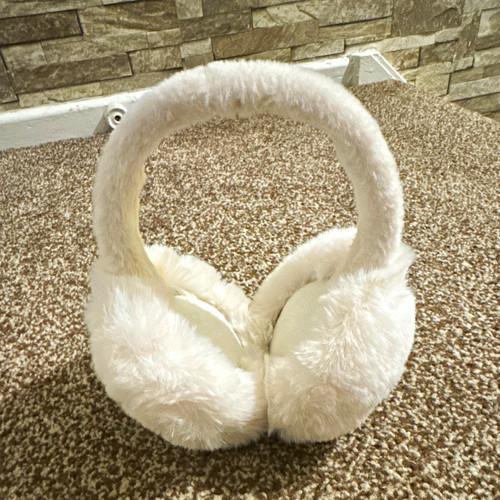 White faux fur - faux,
