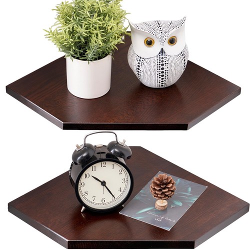 Corner shelf wall mount set - shelf,