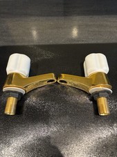 Brass Basin Taps 1/2inch New Unused. Some Slight Marks On The Brass