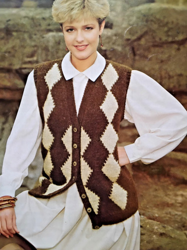 Robin vintage knitting pattern - vintage,