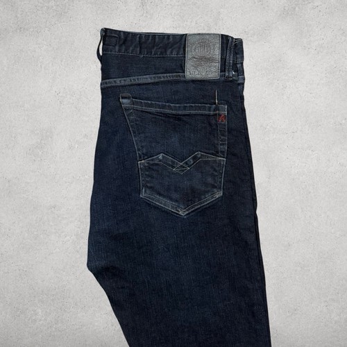 Mens denim blue replay waitom - mens,