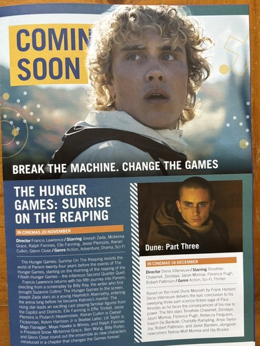The hunger games sunrise movie - the,