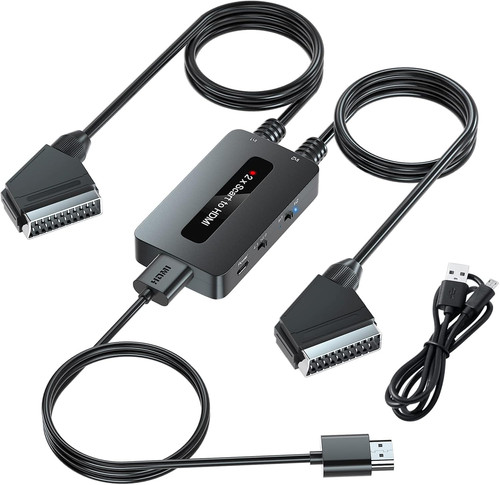 Dual port scart hdmi - scart,