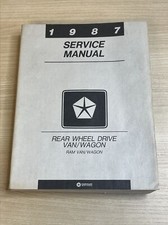1987 Chrysler Service Repair